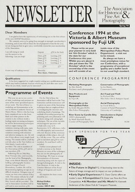 © AHFAP | Association for Historical and Fine Art Photography | 40th ANNIVERSARY • 1985-2025